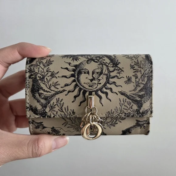 My Dior Glycine Wallet Beige Toile de Jouy Soleil Printed Calfskin - Picture 2 of 11